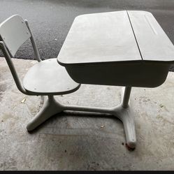 Antique Student Desk