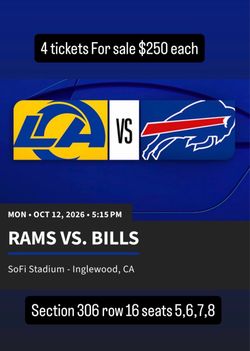 Rams vs bills