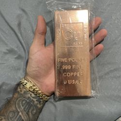 .999 Fine Cooper Bar