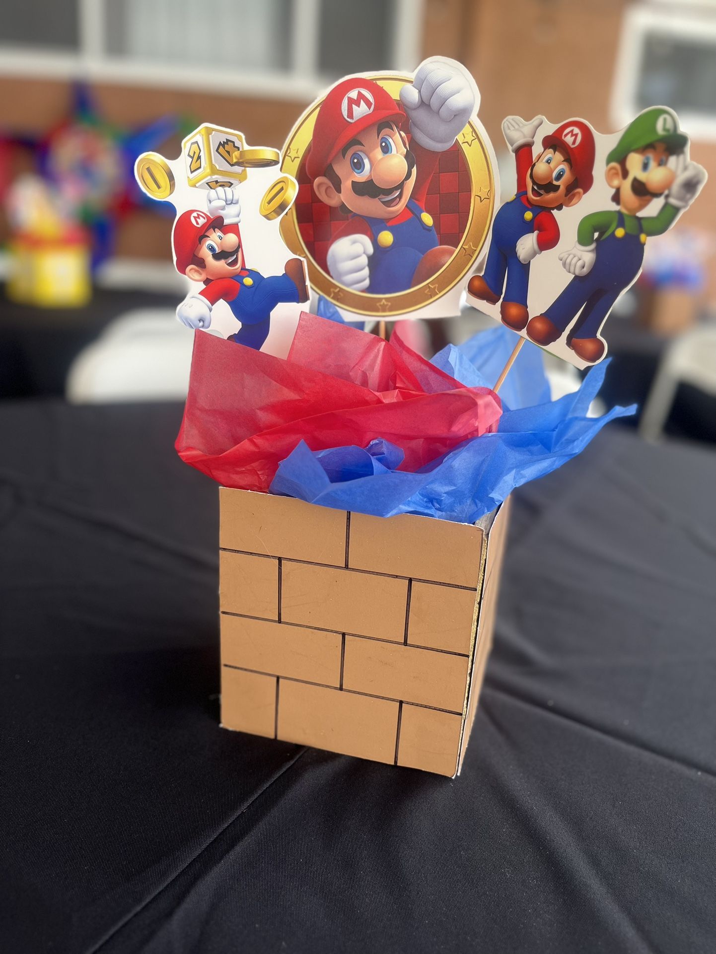 Super Mario Birthday Banner