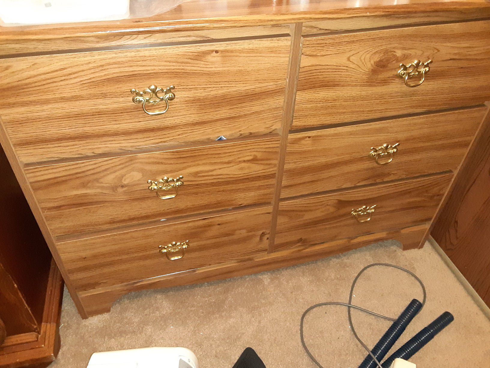 Dresser 6 drawer solid wood