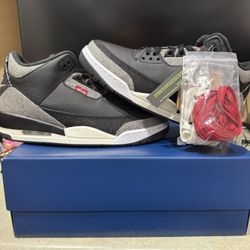 Levi’s X Air Jordan 3 Retro Black Denim