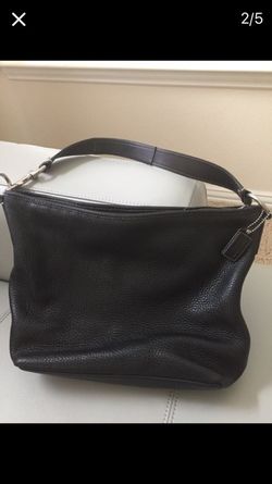 Authentic Coach black genuin leather purse