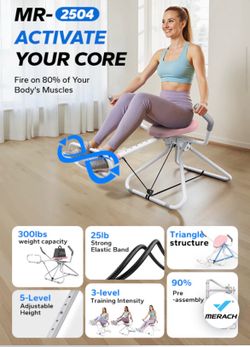 4-in-1 Ab Exerciser Swing Machine for Core Workout