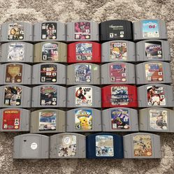 Nintendo 64 Games 10 Each