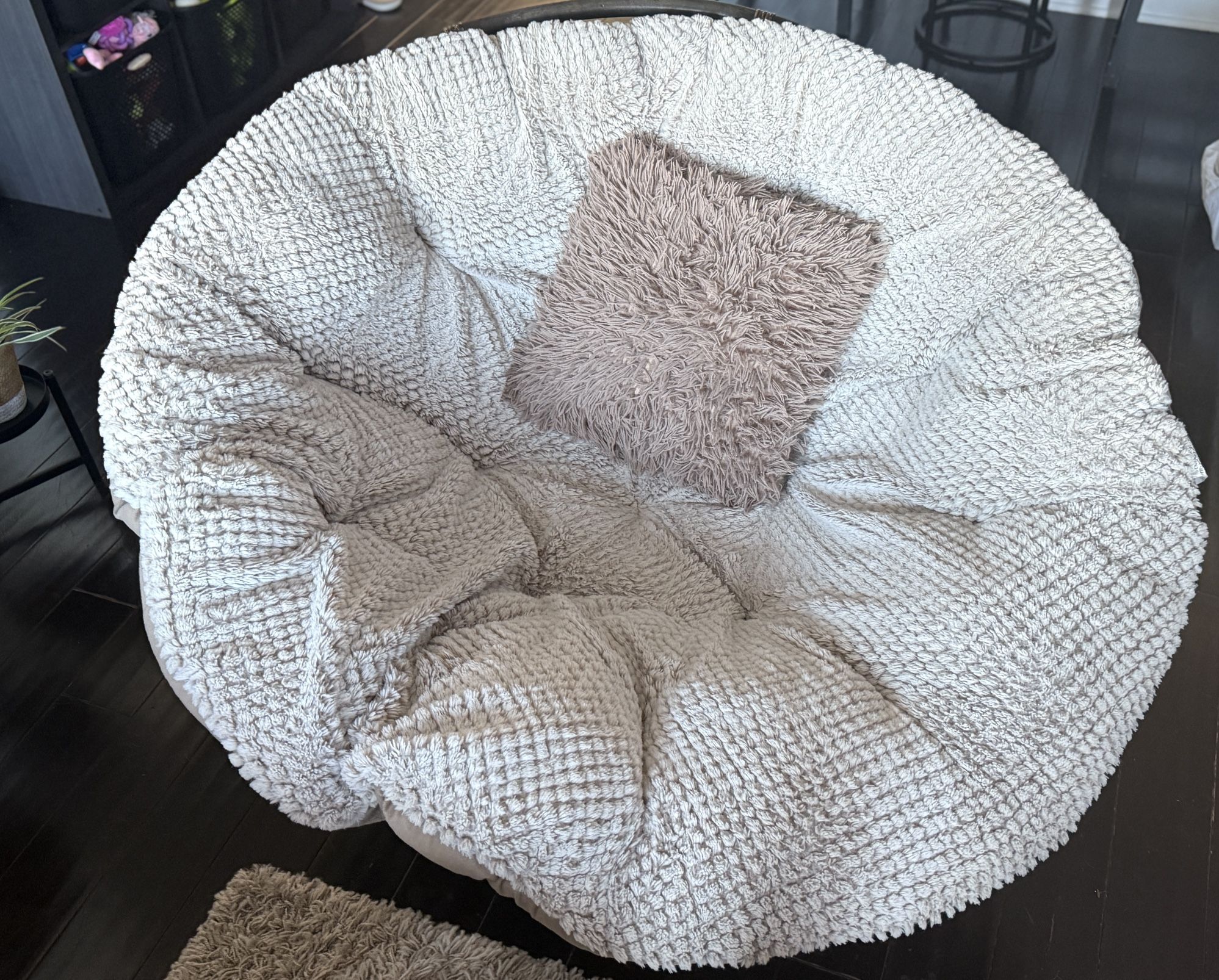 Papasan chair with cushion from world market