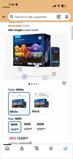 BRAND NEW GOVEE PERMANENT OUTDOOR LIGHTS BEST OFFER