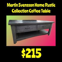 New Martin Svensson Home Rustic Collection Coffee Table

: Njft