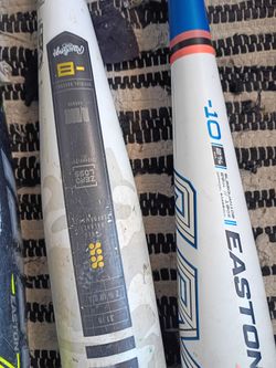 Easton, ADV and Icon baseball bats