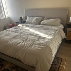 King Size Bed frame And Mattress