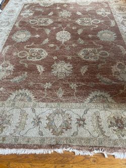 Handmade Floral Area Rug Good Quality