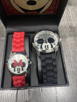 Mickey Mouse His And Her Watch Set