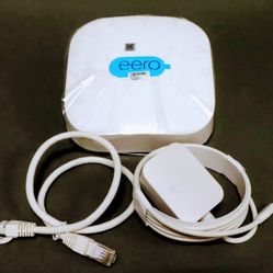 eero Pro 6E S010001 Wireless Tri-Band Gigabit WiFi 6E Mesh Router New (Open Box). Condition is New. Shipped with USPS Ground Advantage.