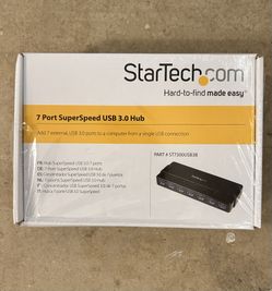 StarTech 7-Port USB 3.0 Hub (New, Sealed)