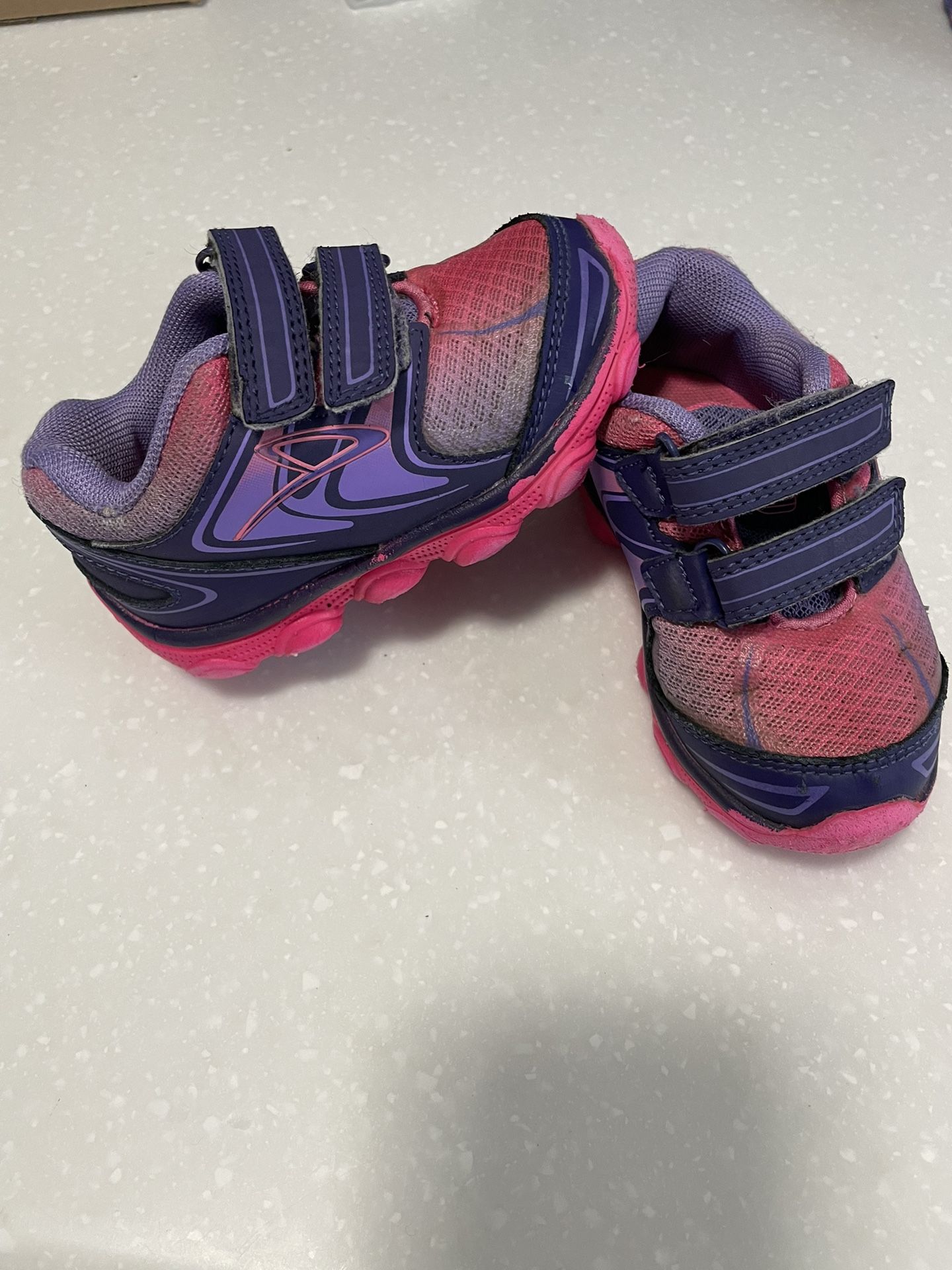 Toddler size 6 shoes Champion pink and purple Sneakers