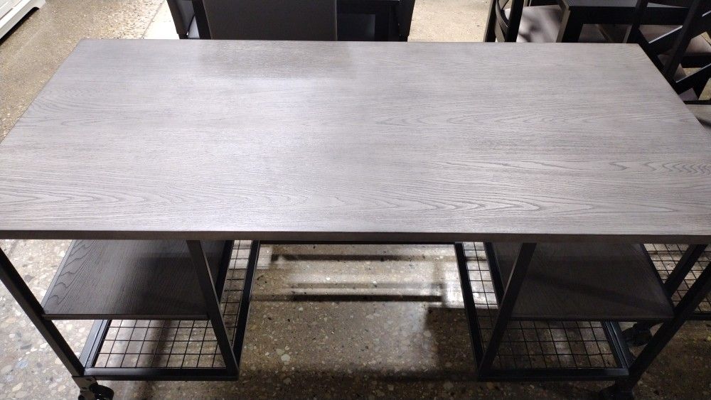 Industrial Modern Rustic Storage Desk(New)