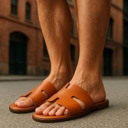 Hermes Izmir sandal - Never worn- Gold - Size 46