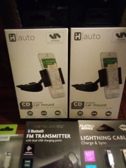 2 AUTO UNIVERSAL CAR MOUNTS 