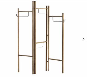 Folding Metal Coat Rack