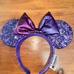 Disney Parks: Purple Sequined Minnie Ears