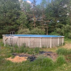 Pool  48ft Wide By 5 Ft High Need Gone