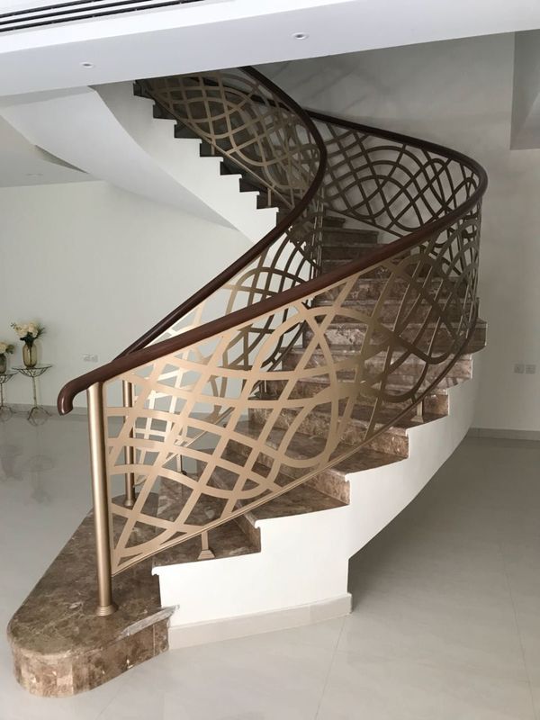Laser cut steel railing or panels. CNC any metal and design for Sale in