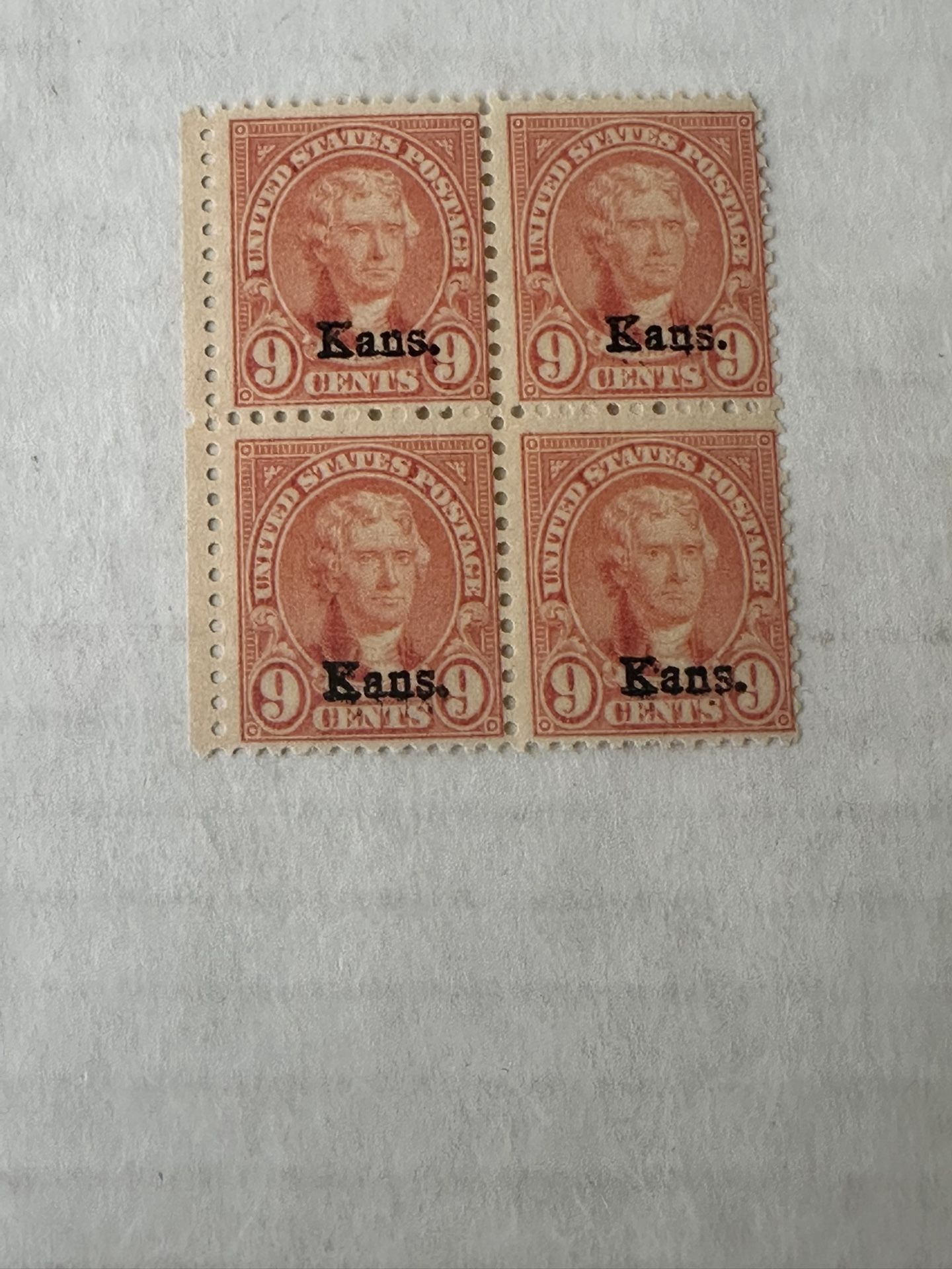 United States 667 Block Of 4 Stamps Mint No Hinge