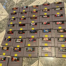 SNES Games Read Description 