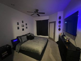 LED Low Profile King Bed Frame