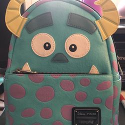Disney Pixar parks loungefly mini backpack Sully monsters Inc. for