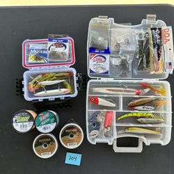 Various Fishing Gear Lot 204