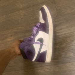 Jordan Court purple 1s