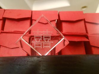 Double Happiness Paper Weight