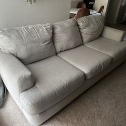 90” Beige Couch