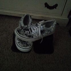 Vans, Off White Color, Size 10 Mens