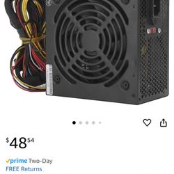 EBTOOLS PC Power Supply, 350W Desktop Computer Low Energy Consumption Power Supply Accessories, 115/230V Adjustable(US Plug)