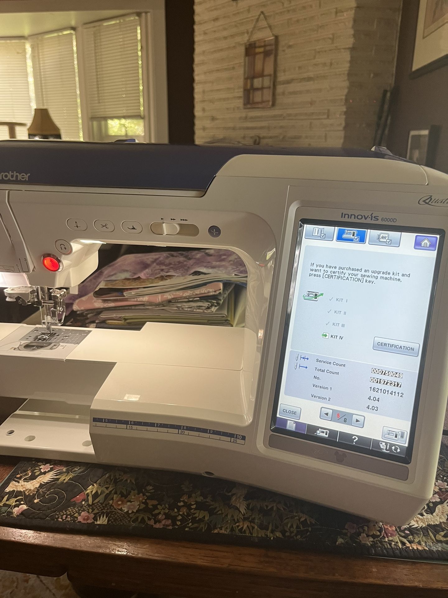 Brother Innovis 6000d Embroidery Sewing Machine