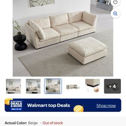 Cream Couch 