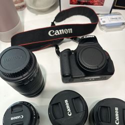 Canon Multiple Lens And Accessories