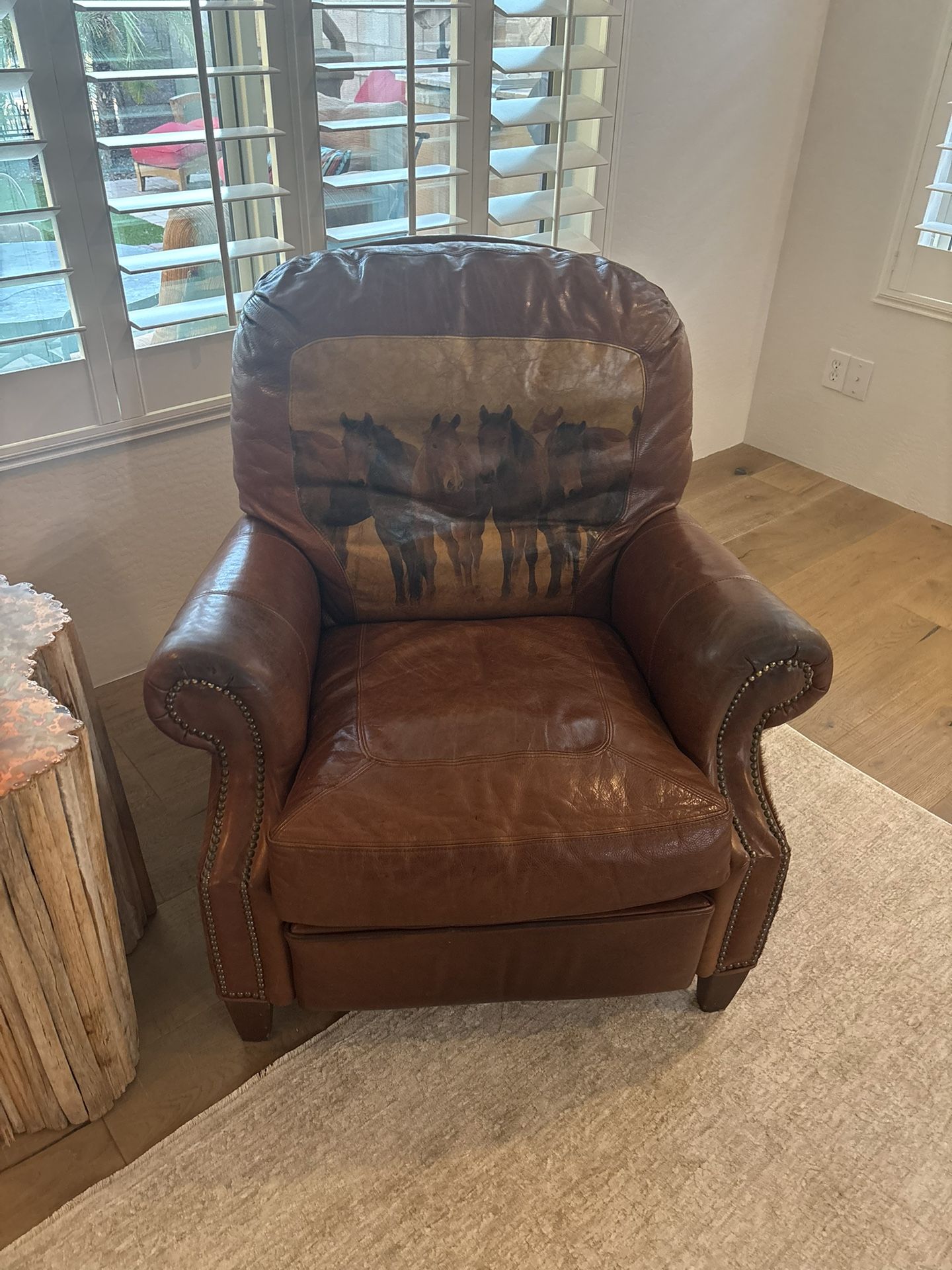 Leather Recliner 