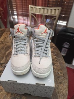 Air Jordan 3 Sneakers White Gray Orange