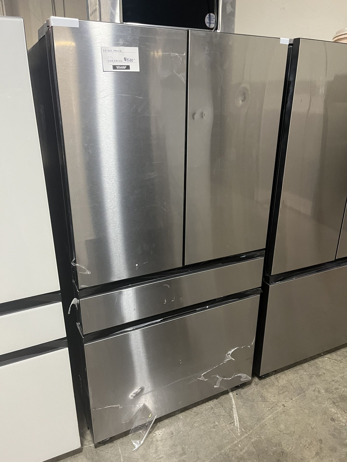 SAMSUNG BESPOKE FRENCH 4 DOOR REFRIGERATOR 