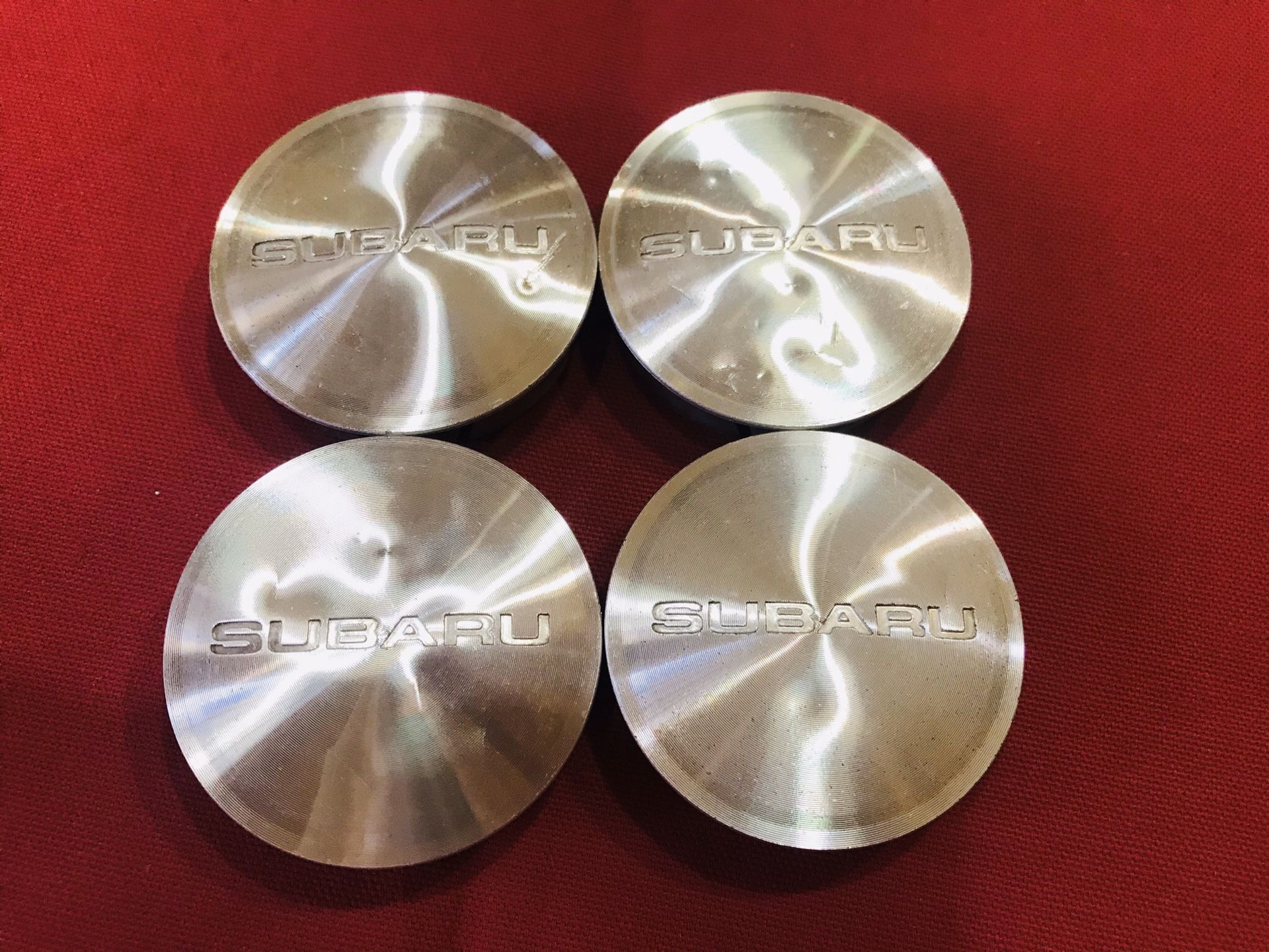 Subaru rim center caps.