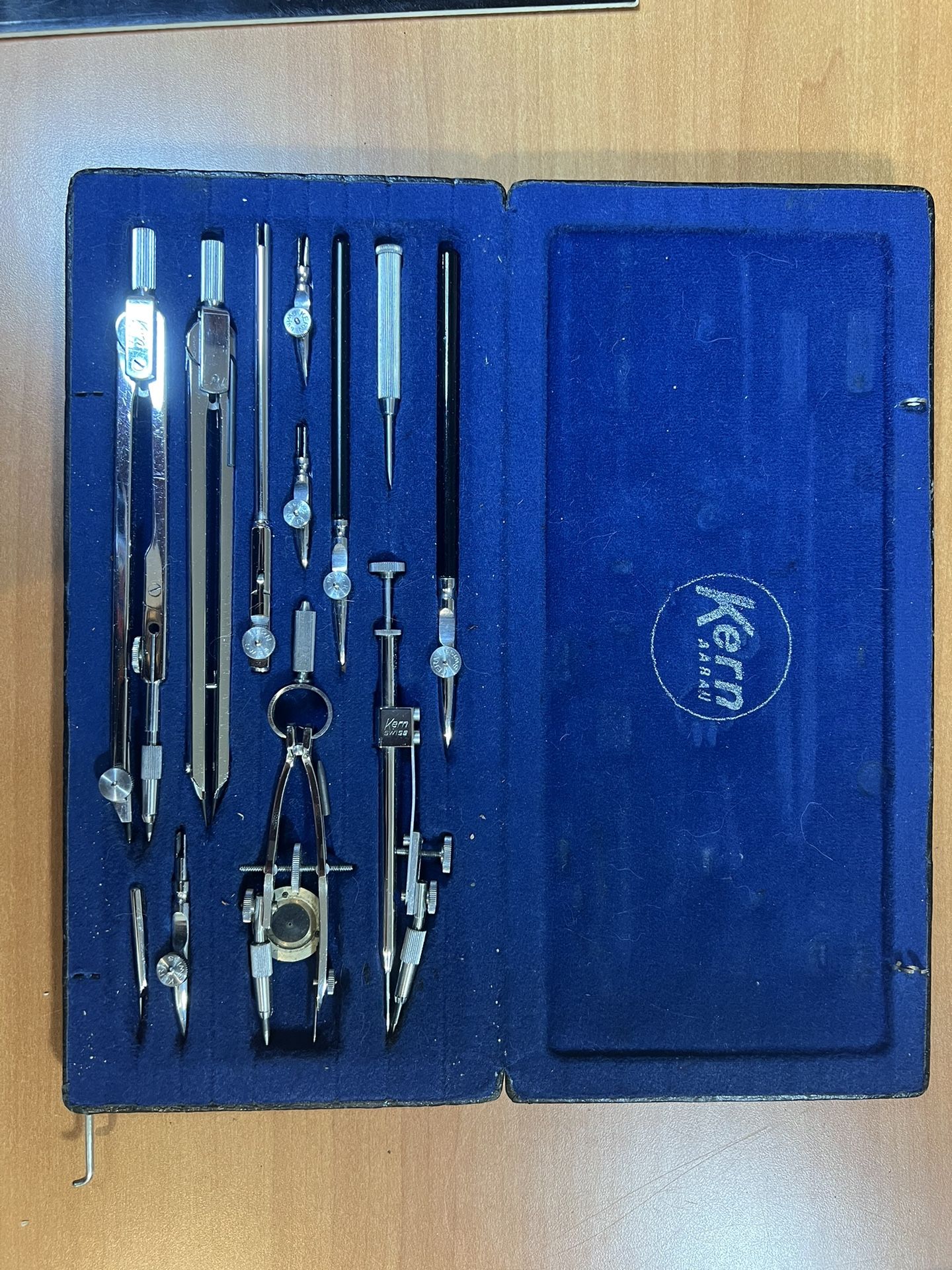 Vintage Kern Aarau Swiss Compass/Drafting/Engineering tool set