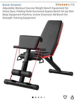 Annamm Adjustable Folding Weight Bench