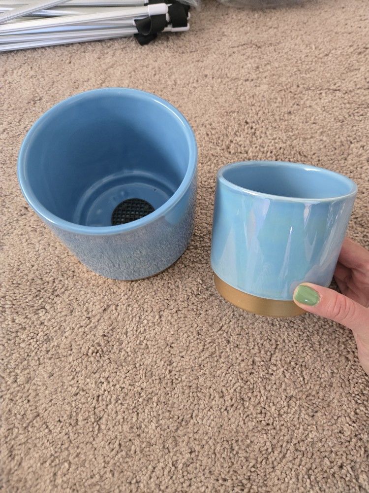2pc Small Flower Pots