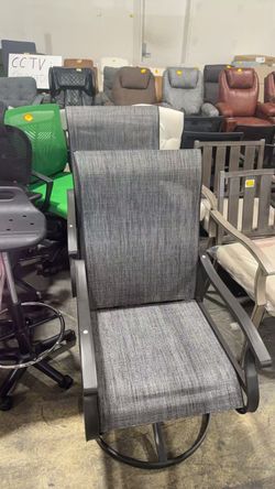 Outdoor Patio Patio Swivel Chairs Set of 2