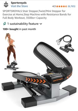 SPORTSROYALS Stair Stepper mini stepper heavy duty new in box