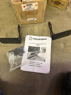 Dodge Ram BAJA DESIGN 30 inch bumper brackets