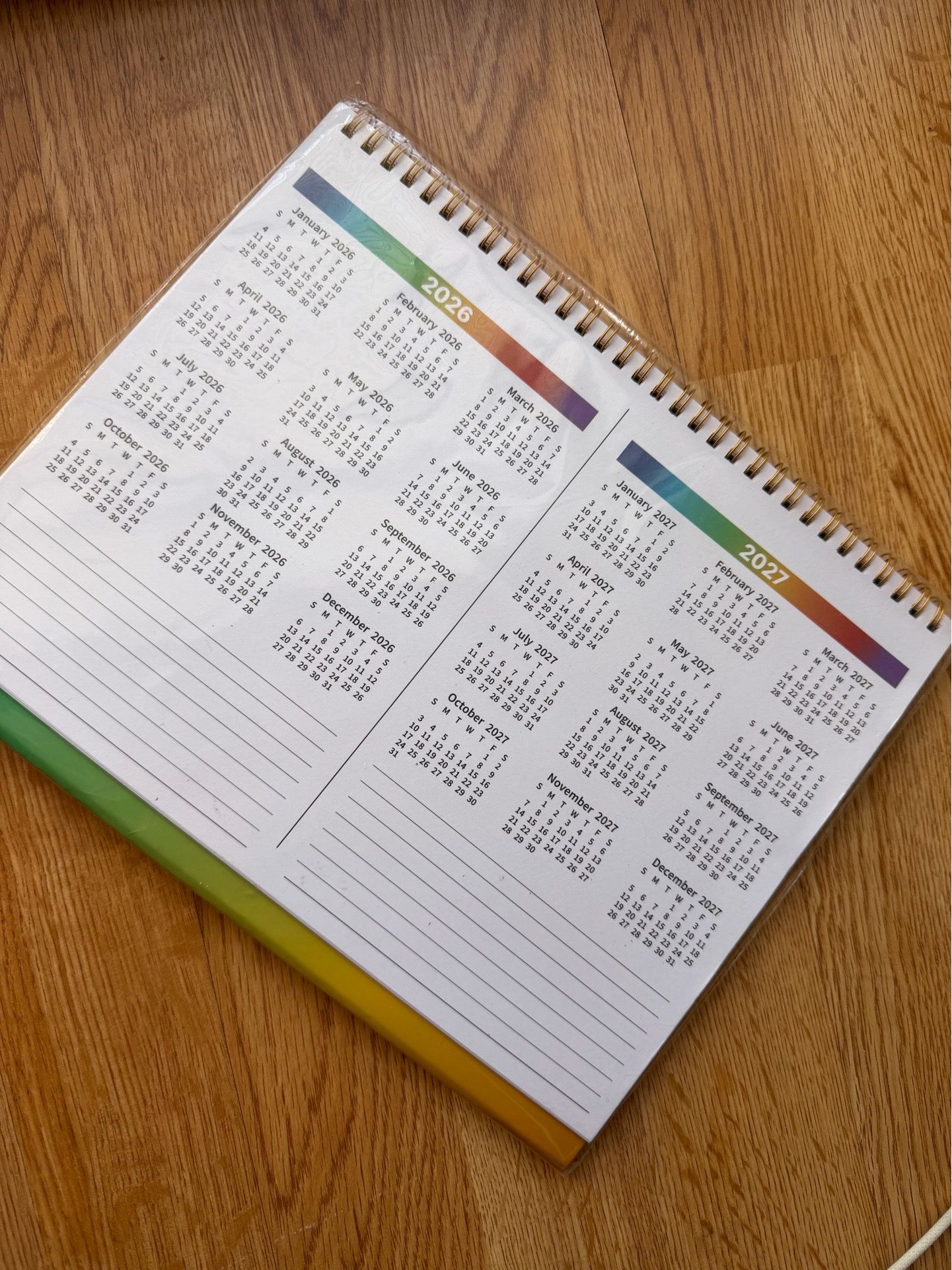 Desk calander